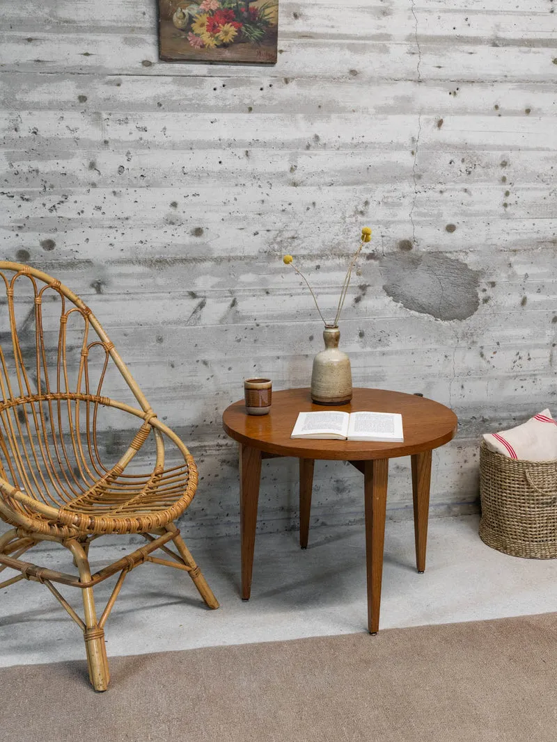 Donna, la table basse ronde en bois N°970