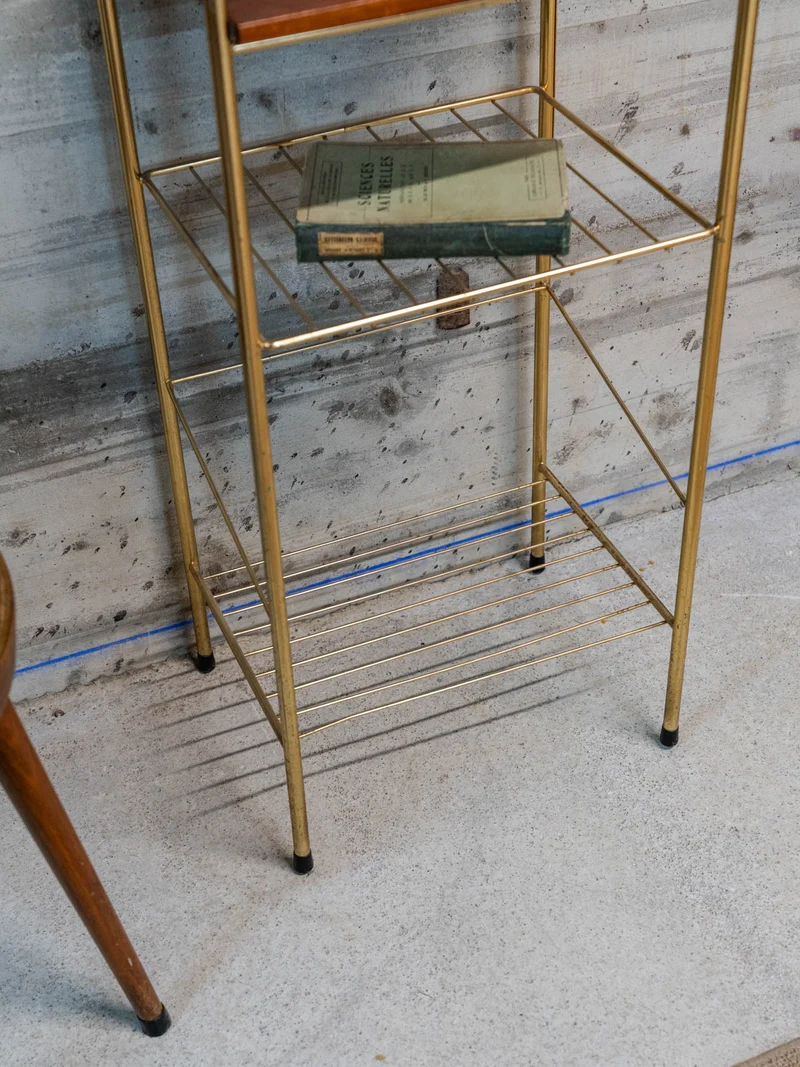 Hanna, la table d'appoint en bois et métal N°1346