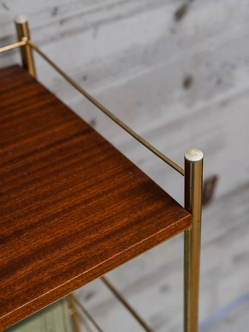 Hanna, la table d'appoint en bois et métal N°1346