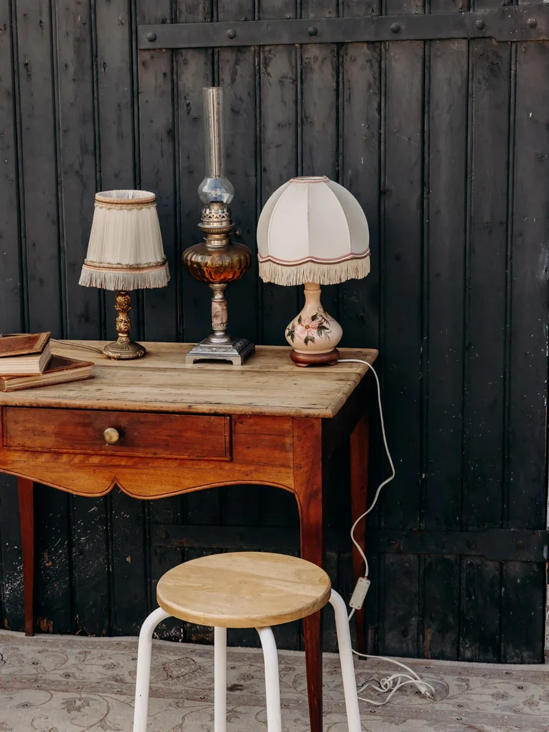 Suzanne, la lampe à pétrole en verre N°564
