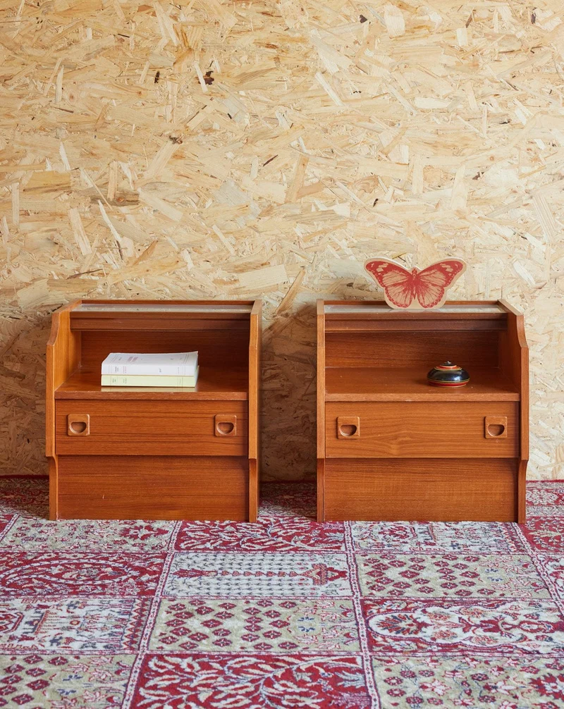 Maïa, la paire de chevets en bois N°1476