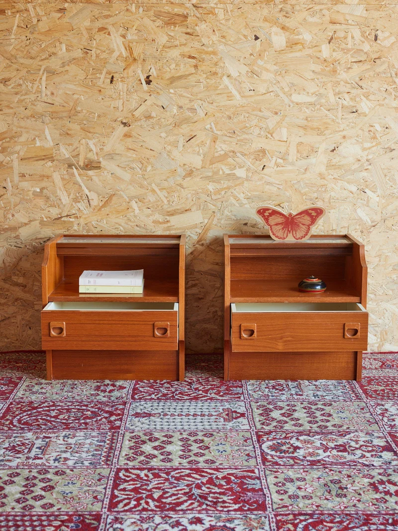 Maïa, la paire de chevets en bois N°1476