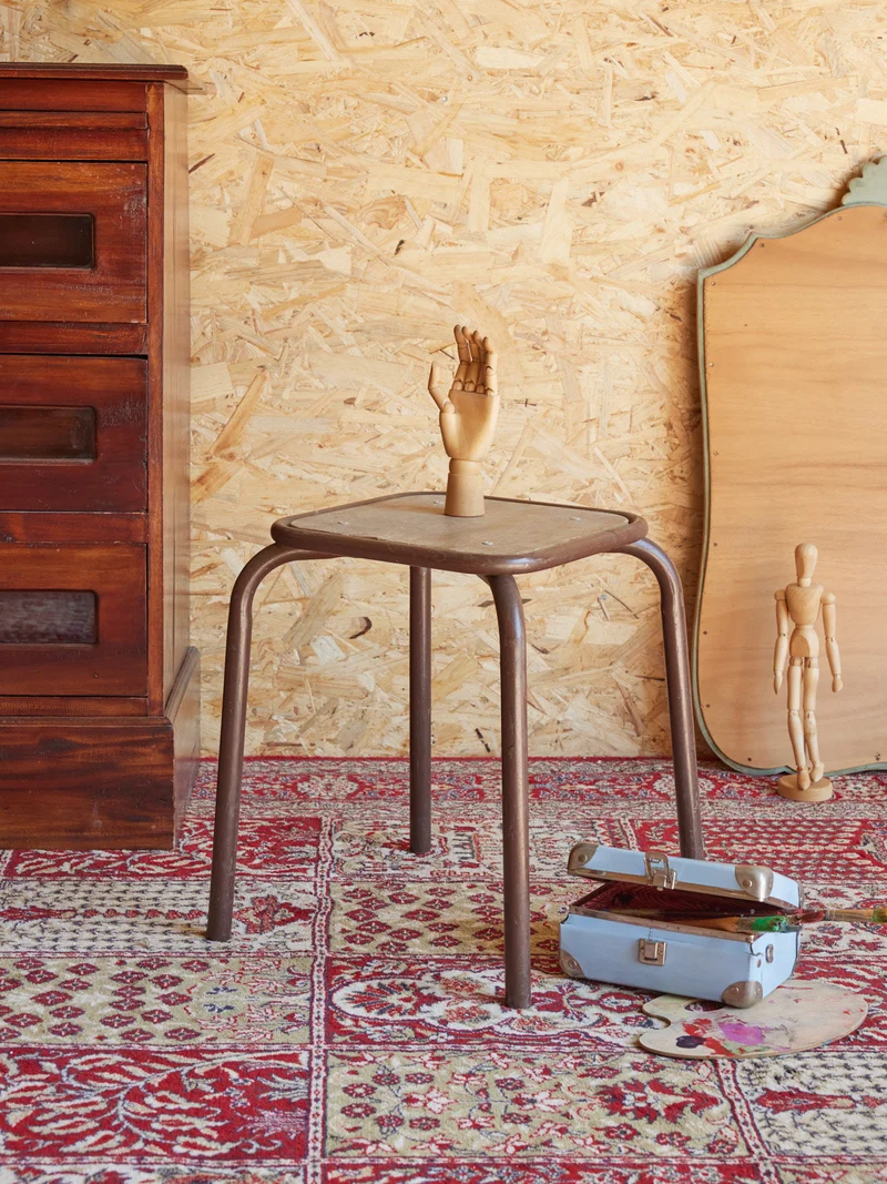 Regis, la paire de tabourets d'atelier N°1361