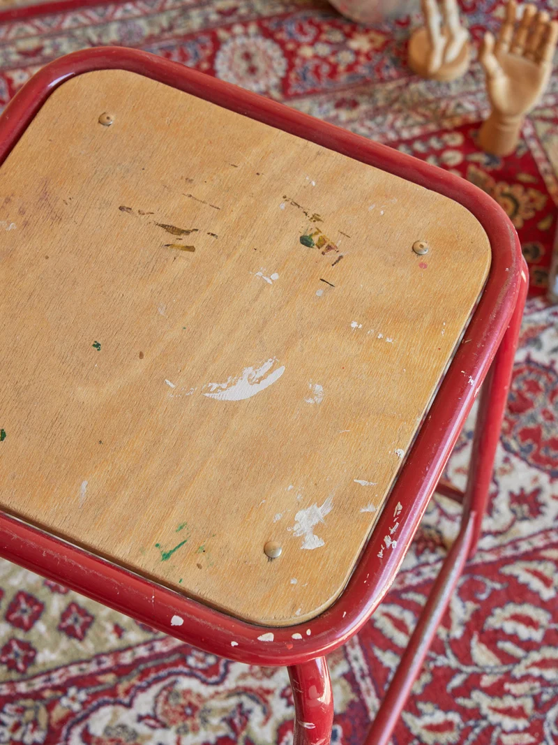 Regis, le grand tabouret d'atelier en métal N°1362