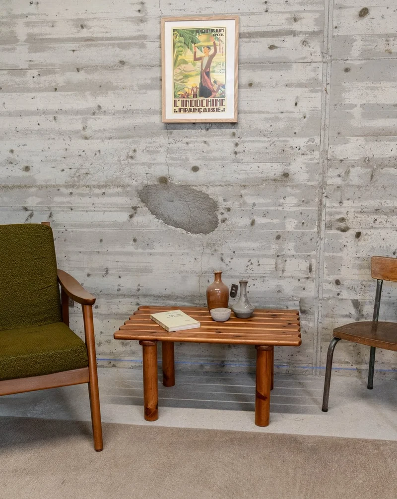 Léonie, la table basse en pin N°930