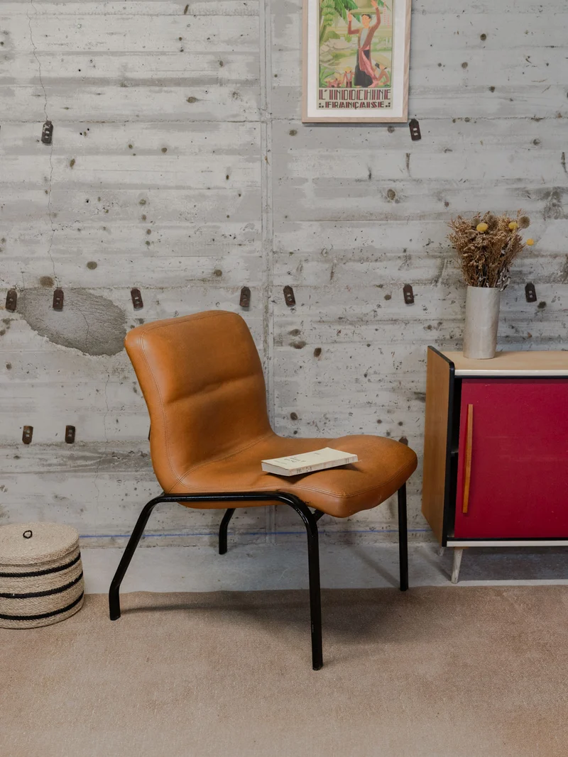 Jakob, le fauteuil en skaï N°1248