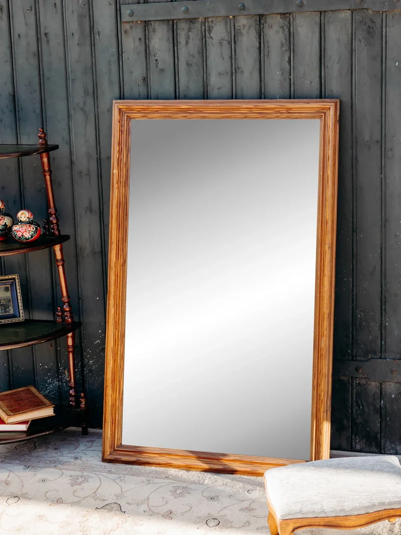 Georges, le grand miroir en bois N°1145