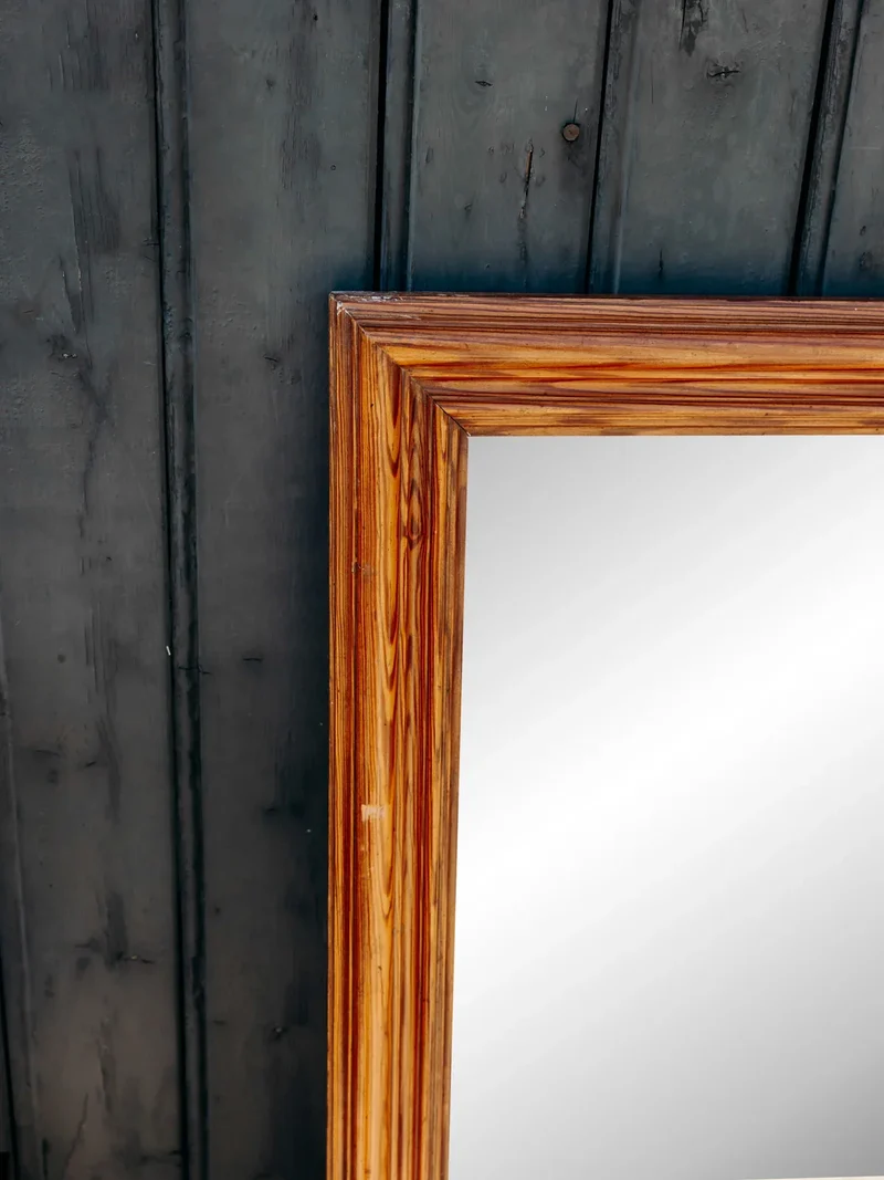 Georges, le grand miroir en bois N°1145