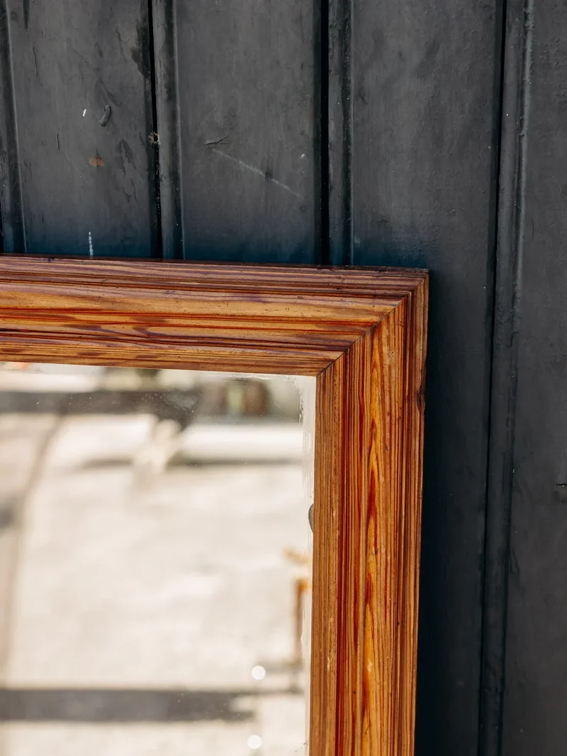Georges, le grand miroir en bois N°1145
