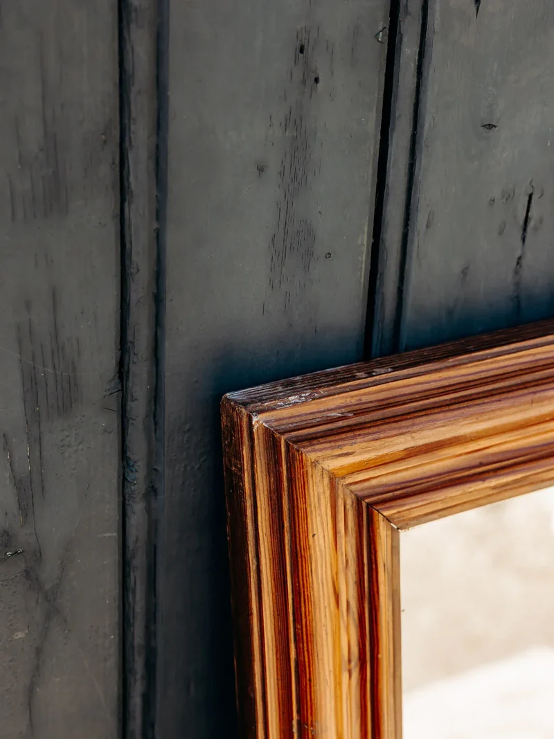 Georges, le grand miroir en bois N°1145