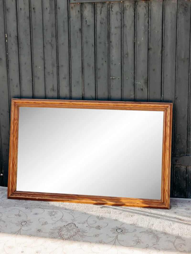Georges, le grand miroir en bois N°1145