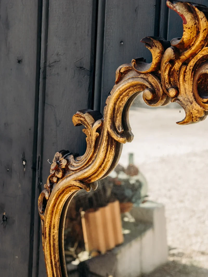 Georges, le miroir doré ancien N°1144