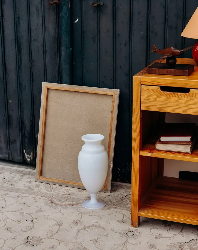 Edmond, le vase blanc dichroïque N°169