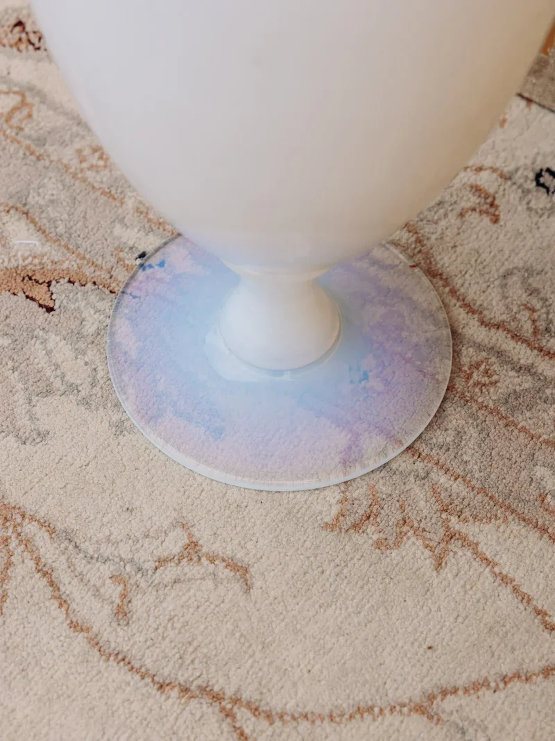 Edmond, le vase blanc dichroïque N°169