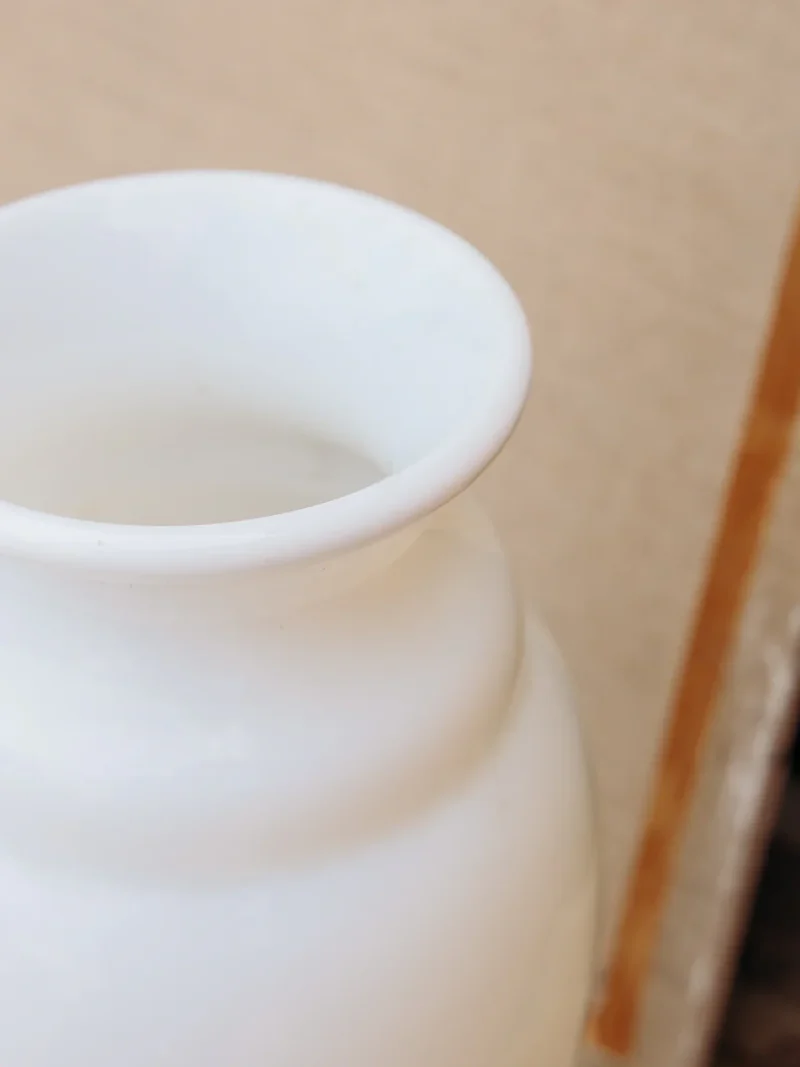 Edmond, le vase blanc dichroïque N°169