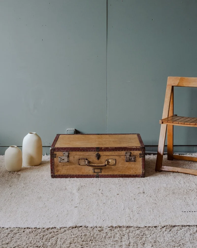 Lucienne, la valise vintage en bois N°297