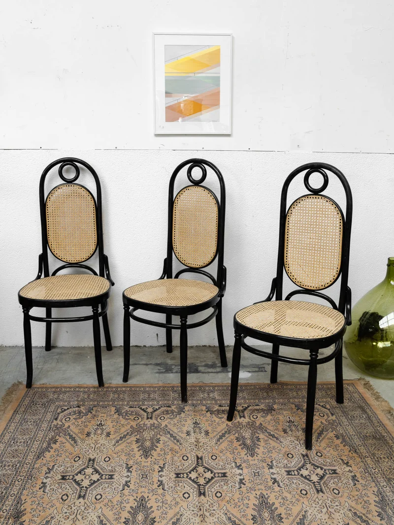 Claude, la chaise cannée en bois N°1244