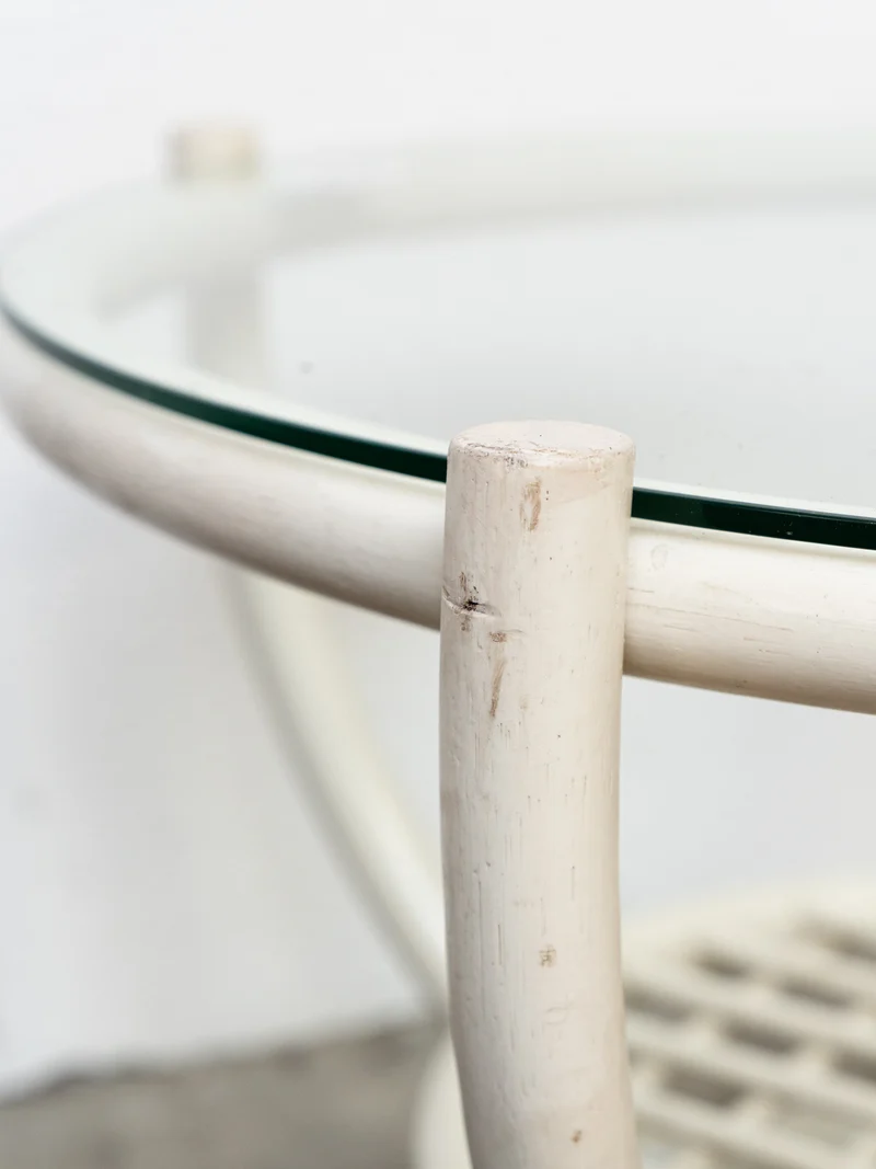 Léonie, la table basse en rotin N°942