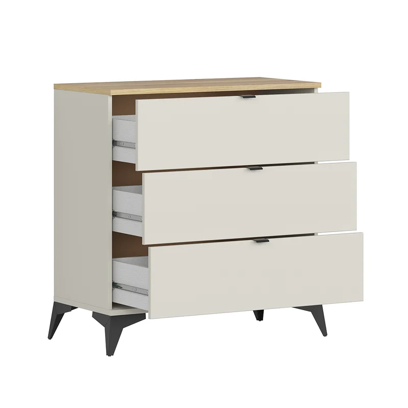 Commode 3 tiroirs Naya Cachemire