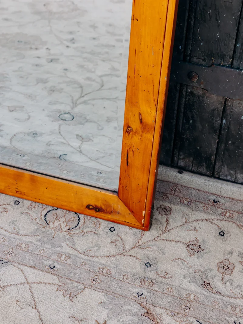 Georges, le miroir en bois rectangulaire N°1146