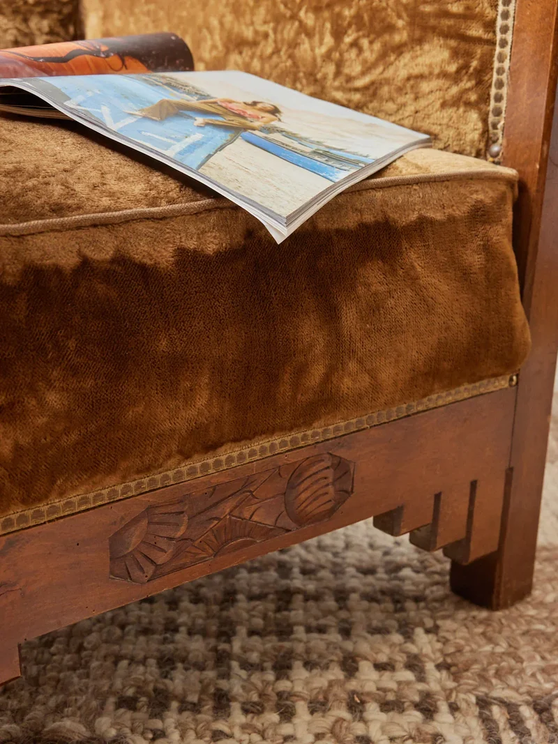 Ernest, le fauteuil Art nouveau en bois N°898