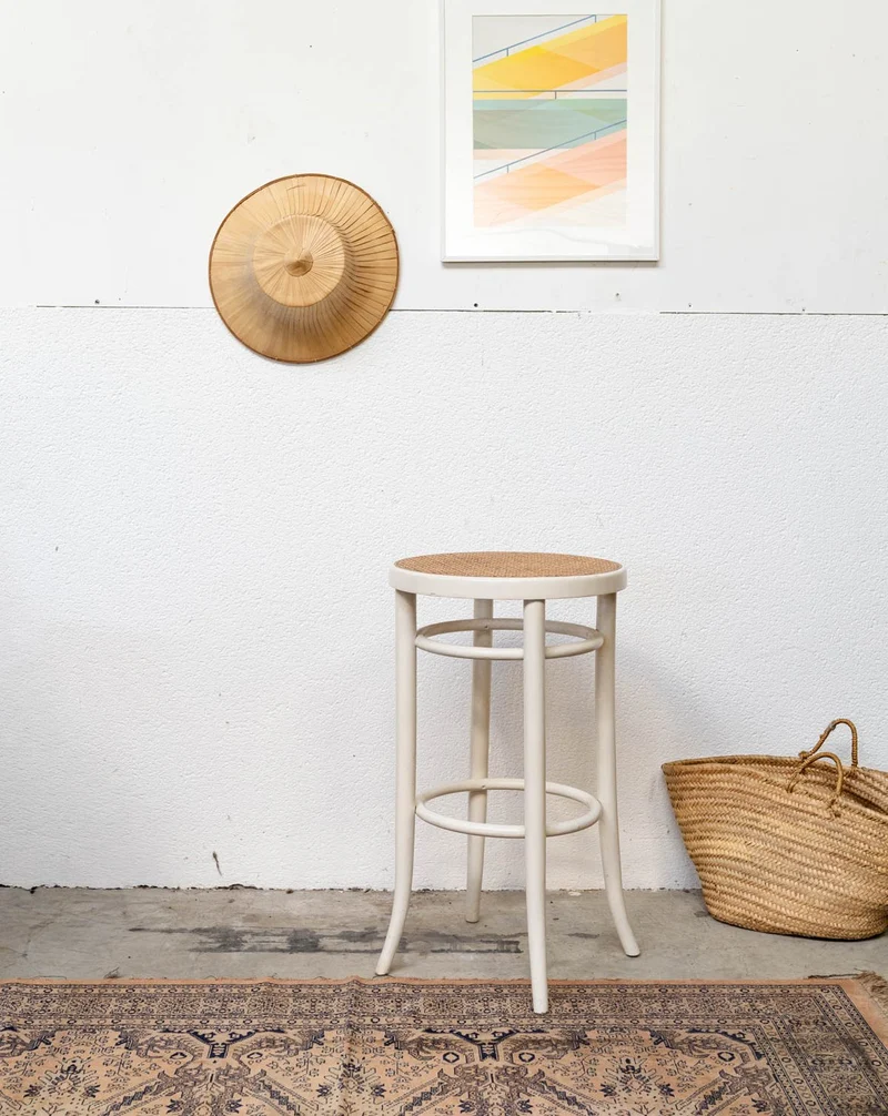 Gaston, le tabouret de bar canné N°171