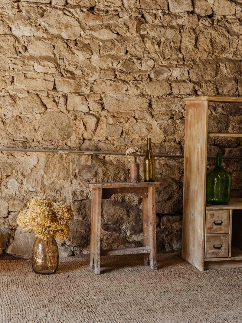 Francine, la sellette en bois brut N°813