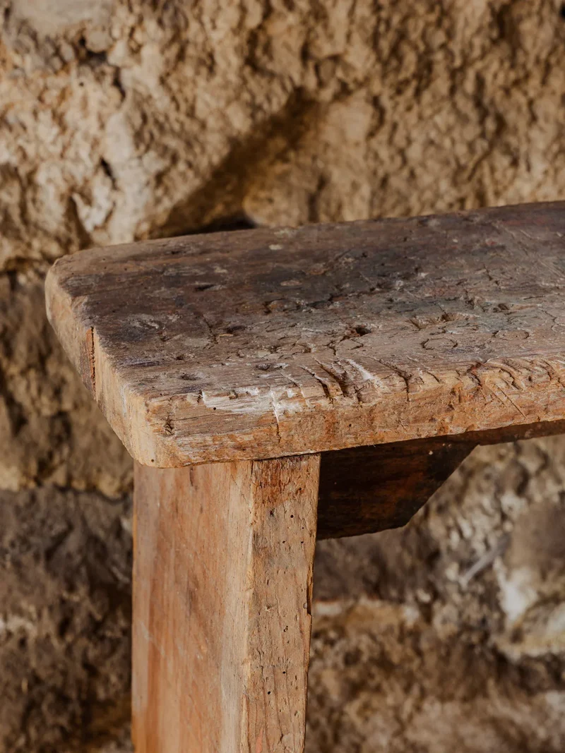Francine, la sellette en bois brut N°813