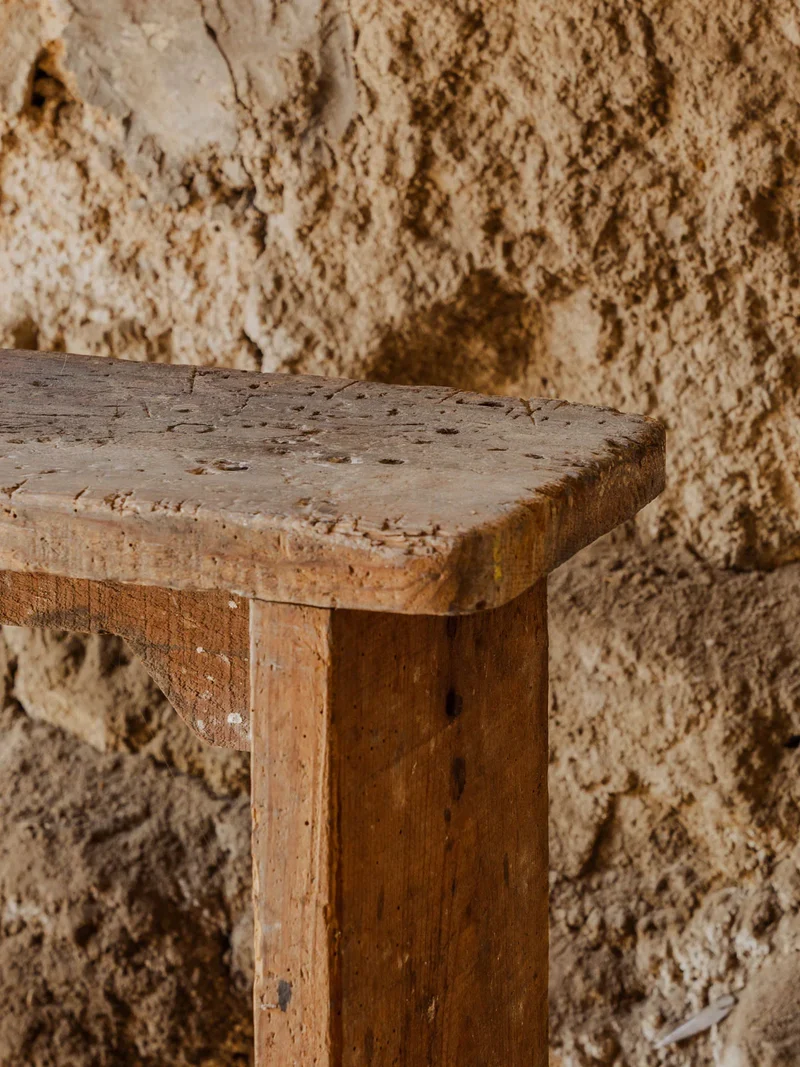 Francine, la sellette en bois brut N°813