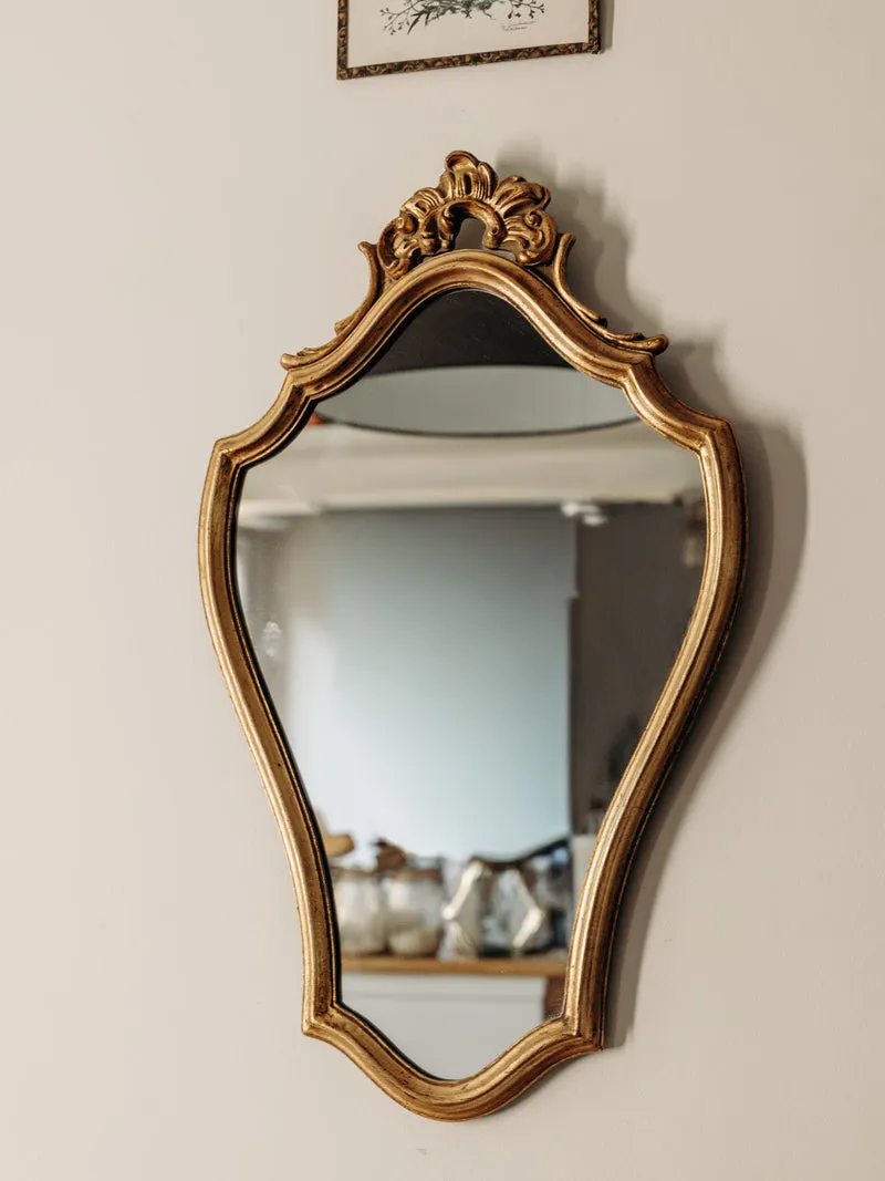 Georges, le miroir ancien doré N°1124