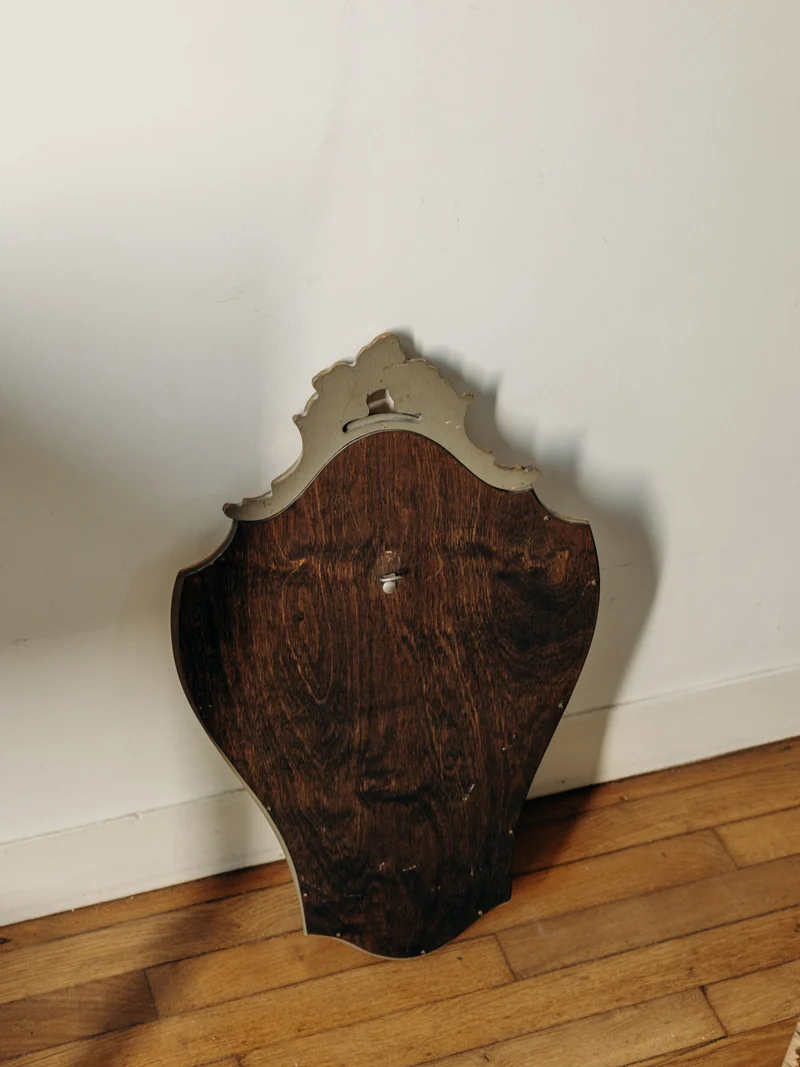 Georges, le miroir ancien doré N°1124