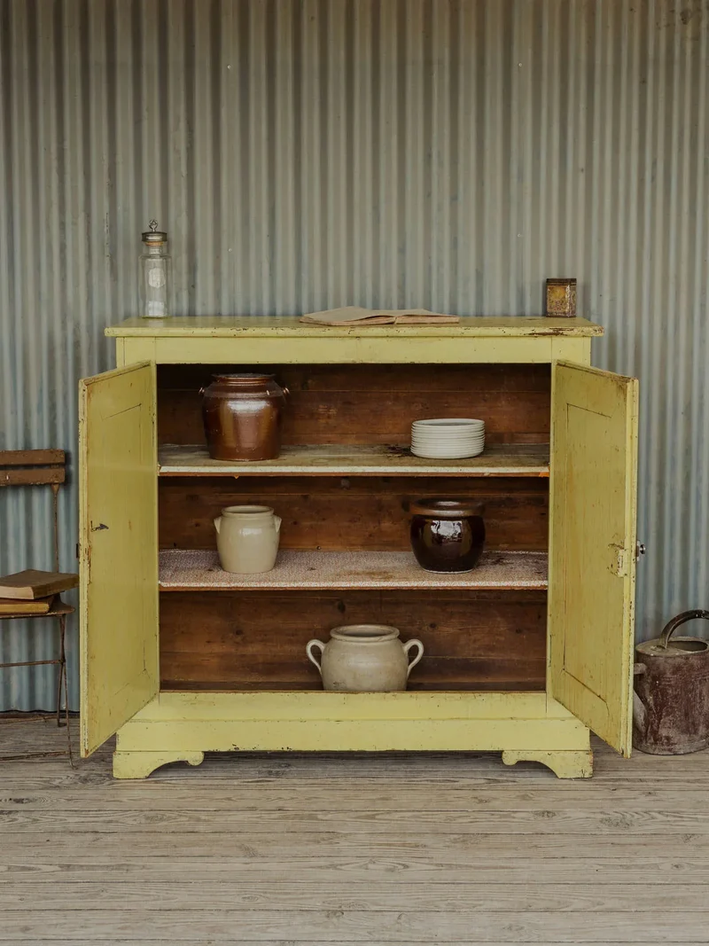 Gilbert, le buffet en bois jaune N°1498