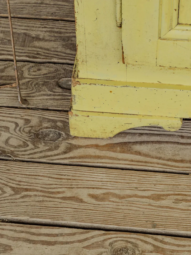 Gilbert, le buffet en bois jaune N°1498