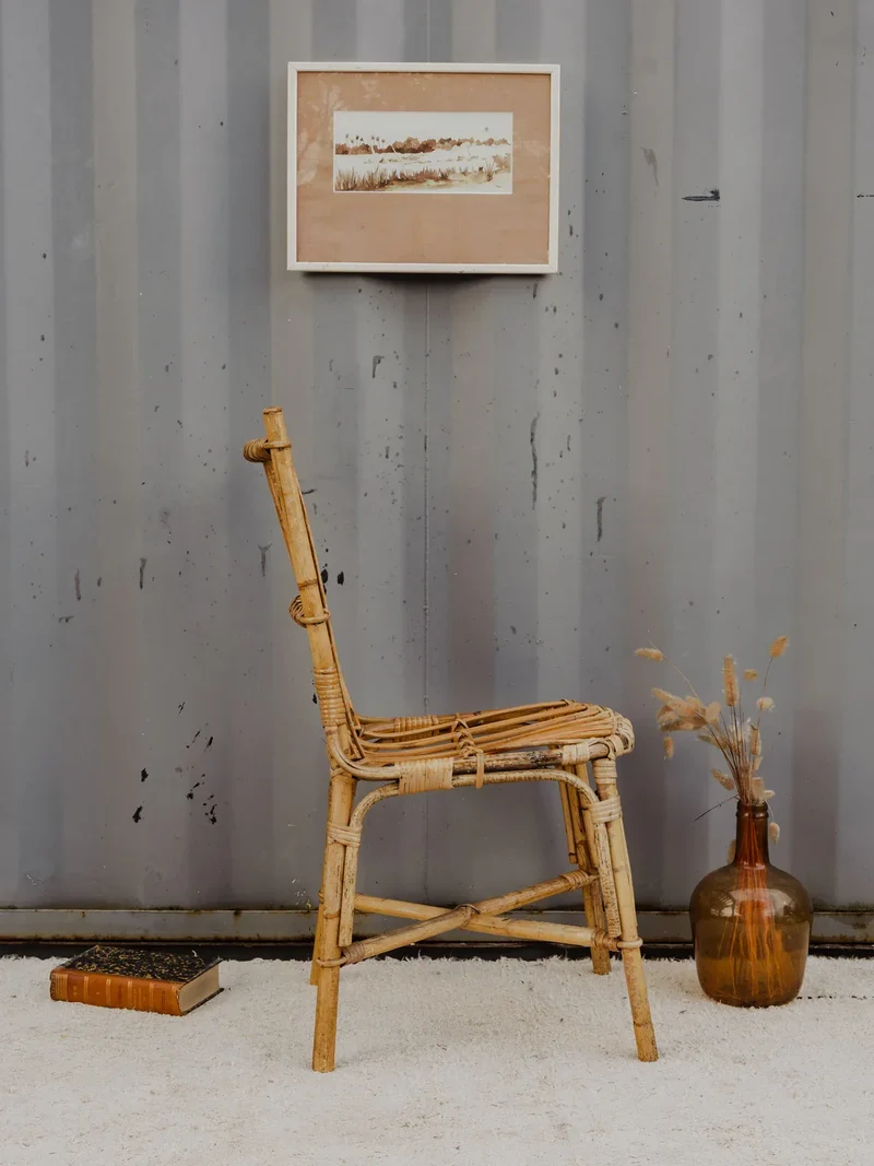 Claude, la chaise en bambou N°1220