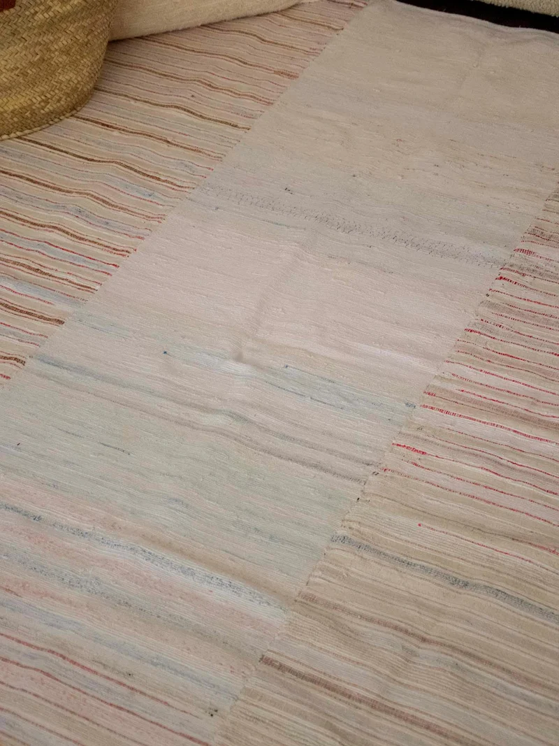 Olivier, le tapis souple pastel N°123
