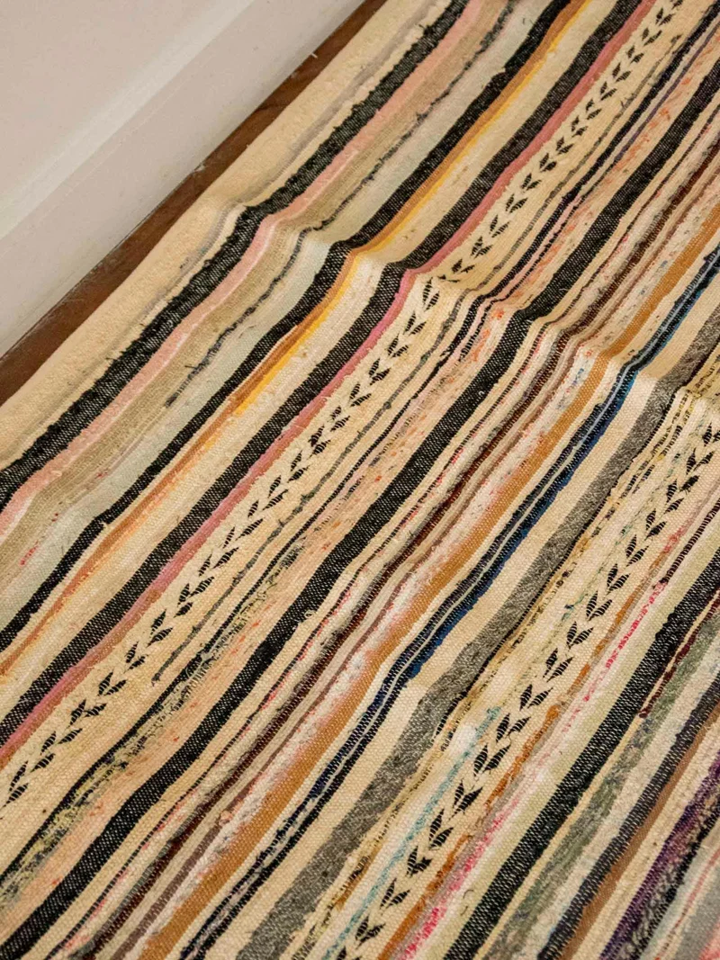 Olivier, le tapis en lin et coton N°110