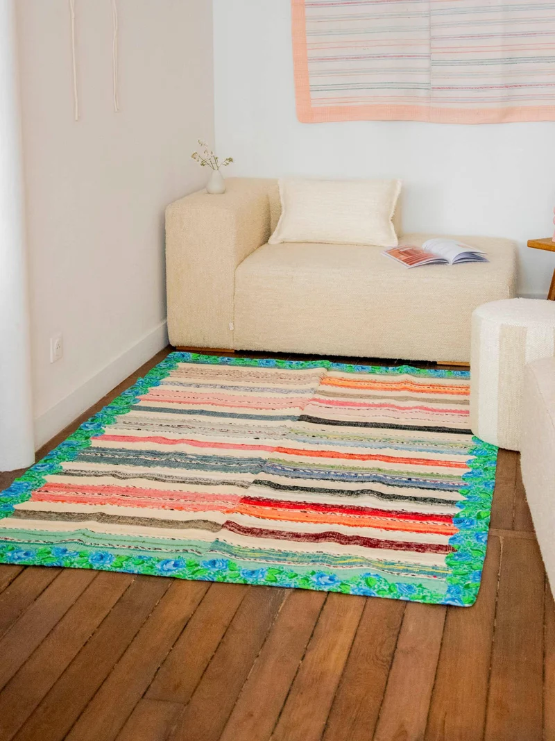 Olivier, le tapis aux grosses rayures N°117