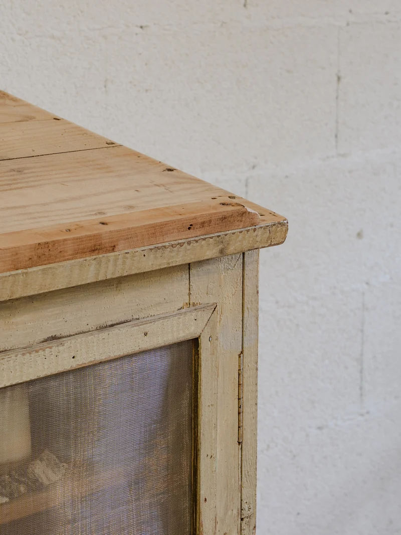 Guy, le garde-manger en bois beige N°36