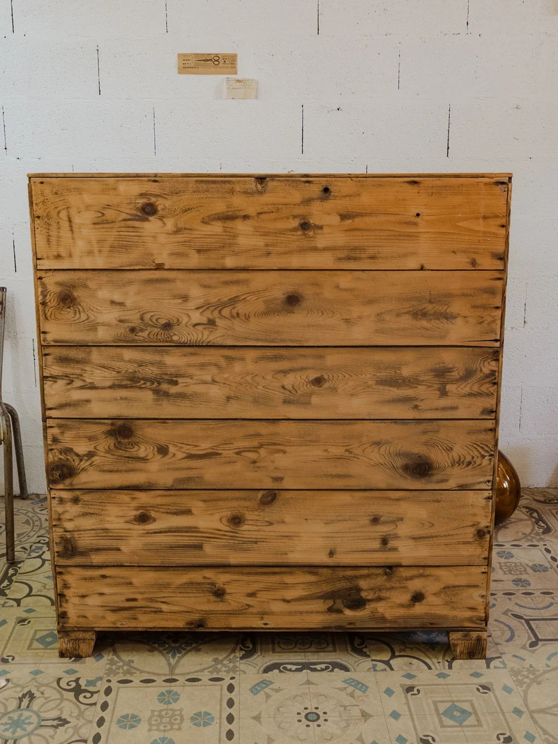 Guy, le garde-manger en bois beige N°36
