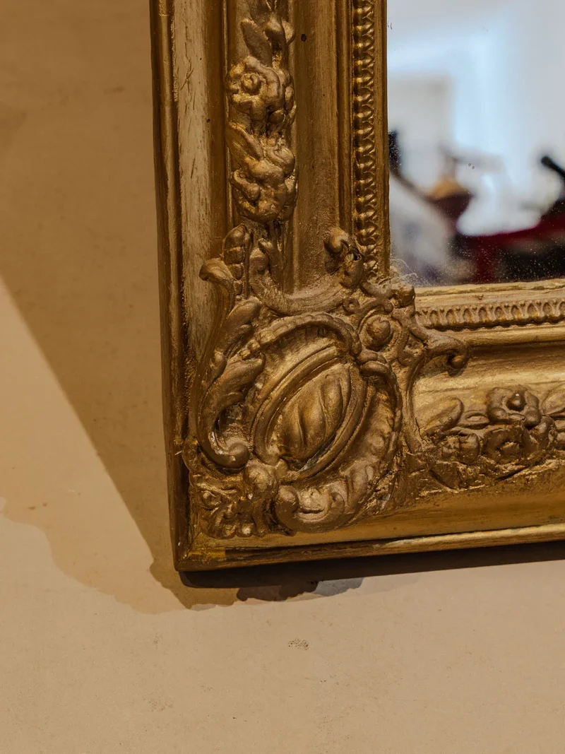 Georges, le grand miroir style Louis-Philippe doré N°1163