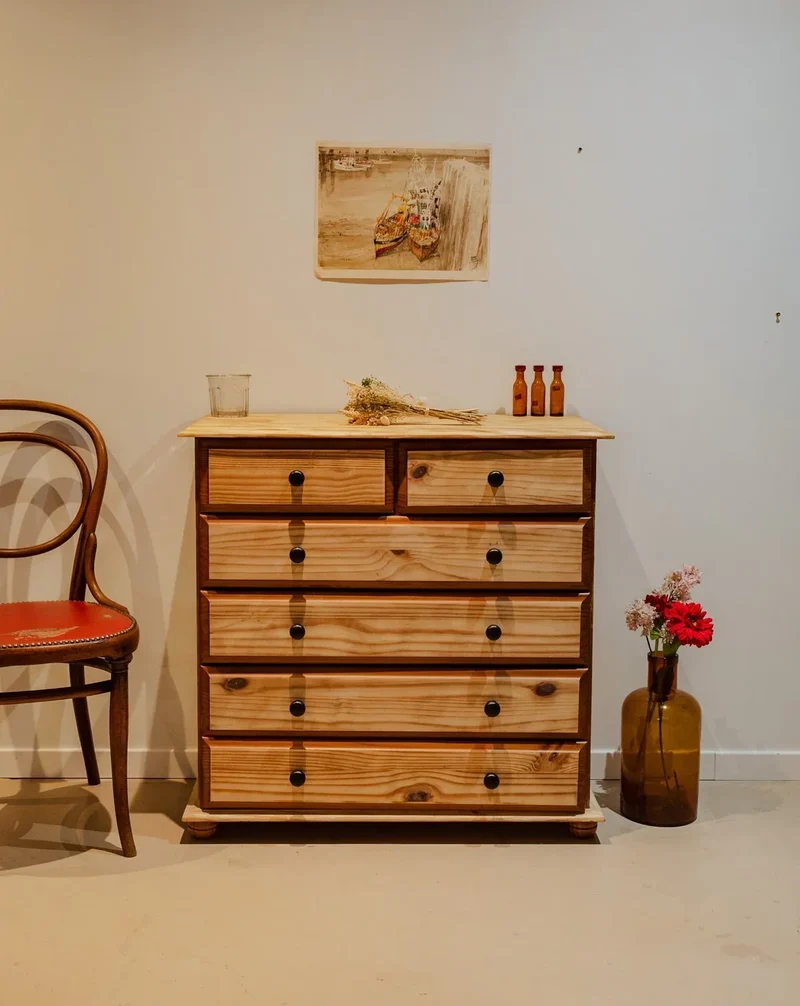 Garance, la commode en bois brut N°616