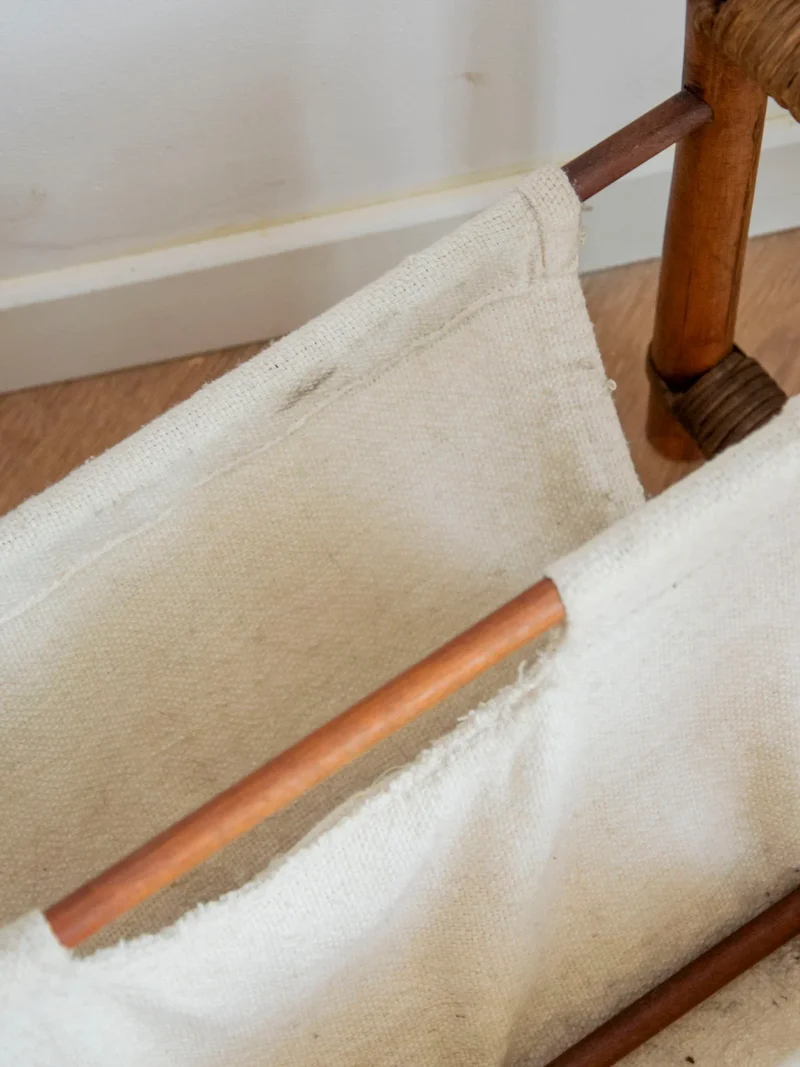 Désiré, le porte-revues en tissu blanc N°188