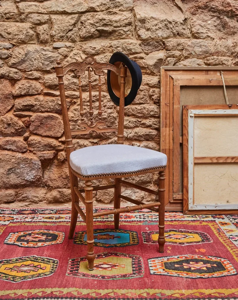 Claude, la chaise de style Napoléon III en bois N°1078