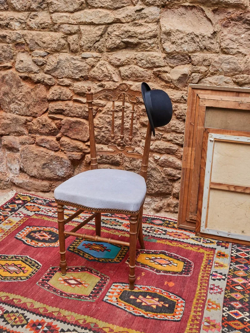 Claude, la chaise de style Napoléon III en bois N°1078