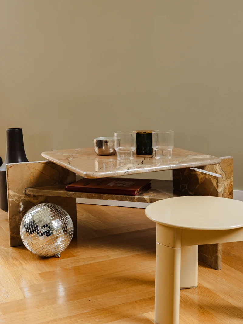 Marie-Pierre, la table basse en marbre N°61