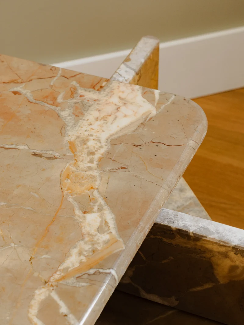 Marie-Pierre, la table basse en marbre N°61