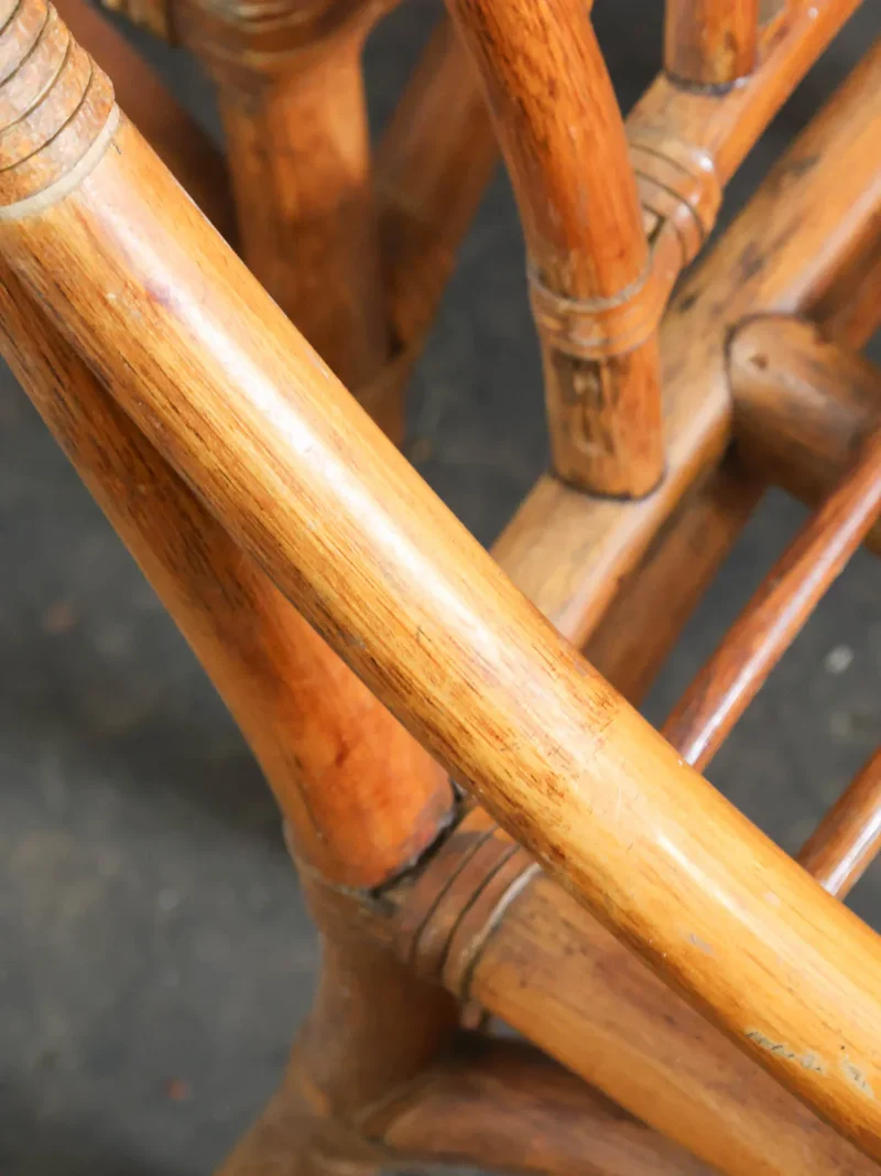 Claude, le lot de quatre chaises en rotin N°1146