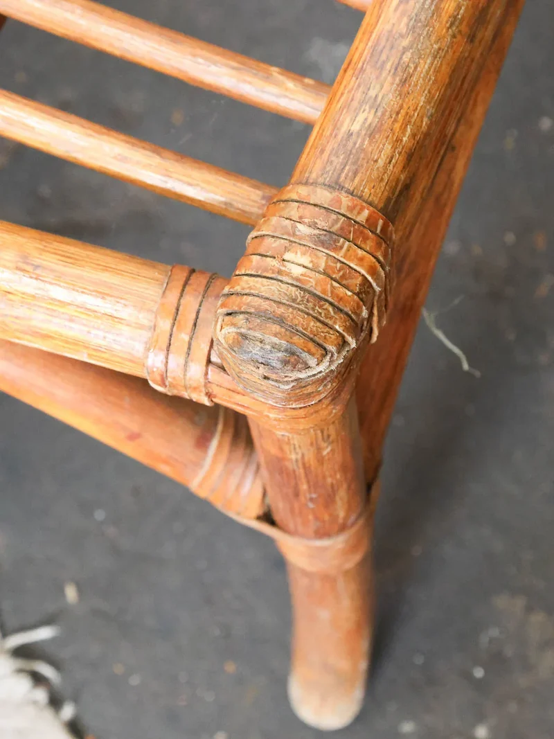 Claude, le lot de quatre chaises en rotin N°1146