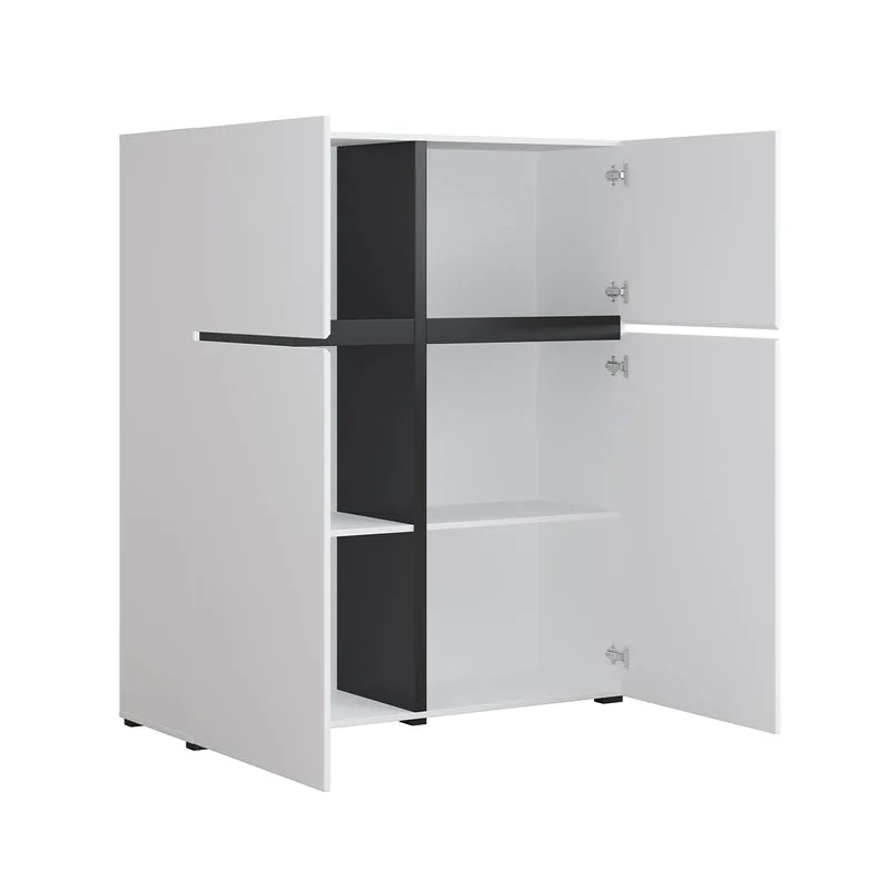 Buffet 4 portes Lilia Blanc