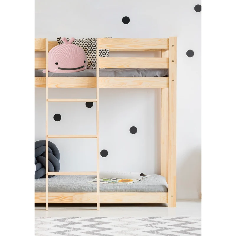 Lit superposé 70x140 sommier inclus Derek Bois